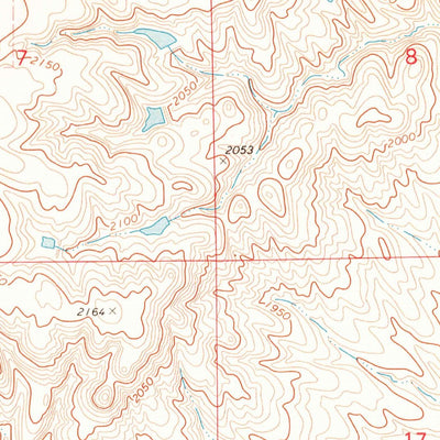 United States Geological Survey Macs Corner, SD (1973, 24000-Scale) digital map