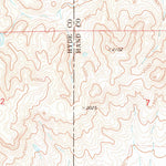 United States Geological Survey Macs Corner SE, SD (1973, 24000-Scale) digital map