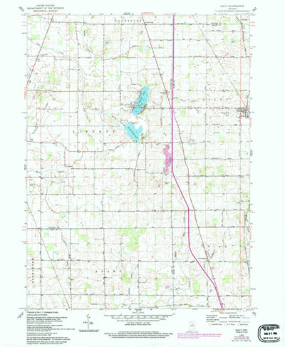 United States Geological Survey Macy, IN (1960, 24000-Scale) digital map
