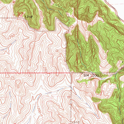 United States Geological Survey Macy, NE-IA (1966, 24000-Scale) digital map