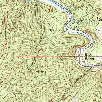 United States Geological Survey Mad River Buttes, CA (1997, 24000-Scale) digital map