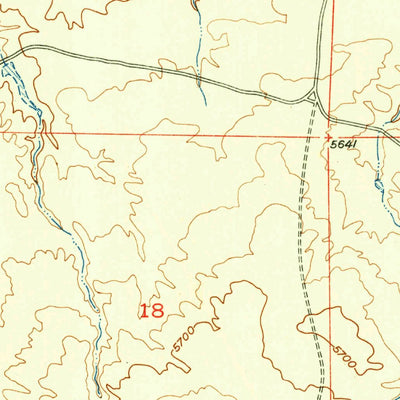 United States Geological Survey Madden, WY (1952, 24000-Scale) digital map