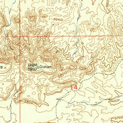 United States Geological Survey Madden, WY (1952, 24000-Scale) digital map