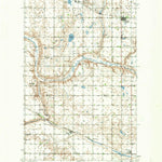 United States Geological Survey Maddock, ND (1943, 62500-Scale) digital map