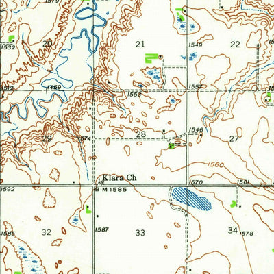 United States Geological Survey Maddock, ND (1943, 62500-Scale) digital map