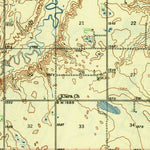 United States Geological Survey Maddock, ND (1945, 62500-Scale) digital map