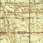 United States Geological Survey Maddock, ND (1945, 62500-Scale) digital map