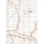 United States Geological Survey Maddock, ND (1951, 24000-Scale) digital map