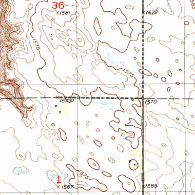 United States Geological Survey Maddock, ND (1951, 24000-Scale) digital map