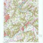 United States Geological Survey Madeira, OH (1996, 24000-Scale) digital map