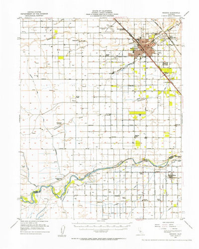 United States Geological Survey Madera, CA (1946, 62500-Scale) digital map