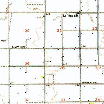 United States Geological Survey Madera, CA (1946, 62500-Scale) digital map