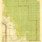 United States Geological Survey Madewood, LA (1940, 31680-Scale) digital map