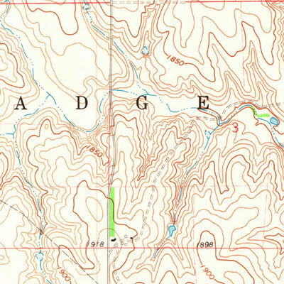 United States Geological Survey Madge, OK (1971, 24000-Scale) digital map