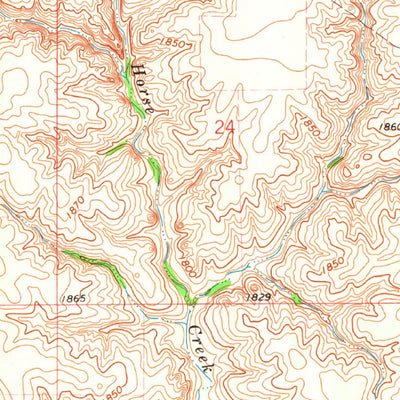 United States Geological Survey Madge, OK (1971, 24000-Scale) digital map