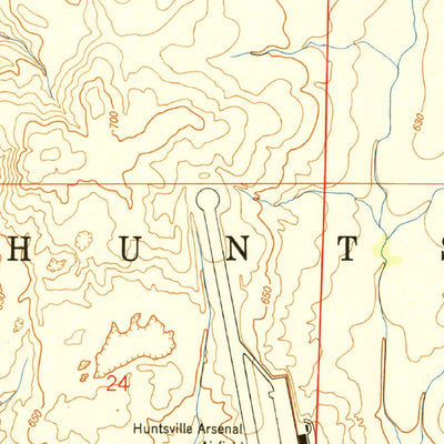 United States Geological Survey Madison, AL (1950, 24000-Scale) digital map