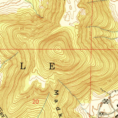 United States Geological Survey Madison, AL (1950, 24000-Scale) digital map