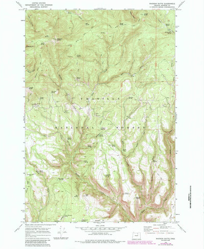 United States Geological Survey Madison Butte, OR (1969, 24000-Scale) digital map