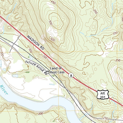 United States Geological Survey Madison East, ME (2021, 24000-Scale) digital map