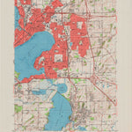 United States Geological Survey Madison East, WI (1983, 24000-Scale) digital map