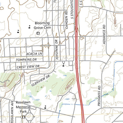 United States Geological Survey Madison East, WI (2023, 24000-Scale) digital map