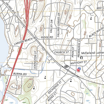 United States Geological Survey Madison East, WI (2023, 24000-Scale) digital map