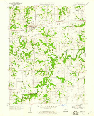 United States Geological Survey Madison, MO (1959, 24000-Scale) digital map