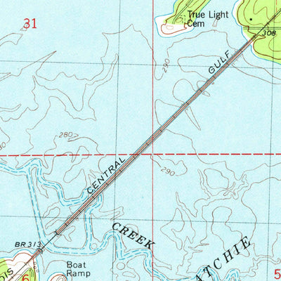 United States Geological Survey Madison, MS (1980, 24000-Scale) digital map