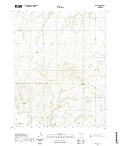 United States Geological Survey Madison NE, KS (2022, 24000-Scale) digital map