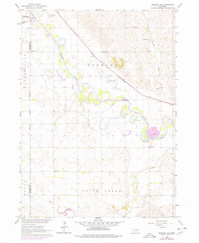 United States Geological Survey Madison NE, NE (1963, 24000-Scale) digital map