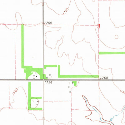 United States Geological Survey Madison NW, SD (1968, 24000-Scale) digital map