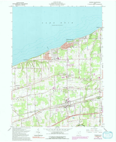 United States Geological Survey Madison, OH (1960, 24000-Scale) digital map