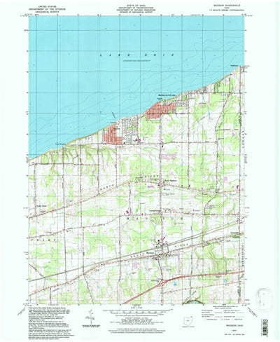 United States Geological Survey Madison, OH (1994, 24000-Scale) digital map