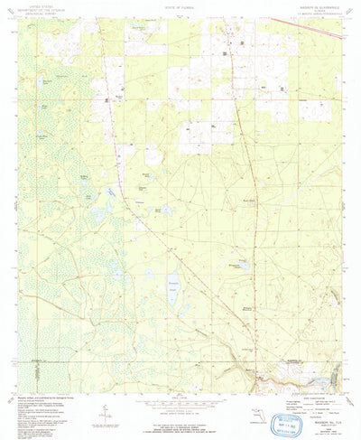 United States Geological Survey Madison SE, FL (1958, 24000-Scale) digital map
