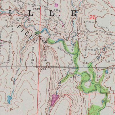 United States Geological Survey Madison SW, KS (1967, 24000-Scale) digital map