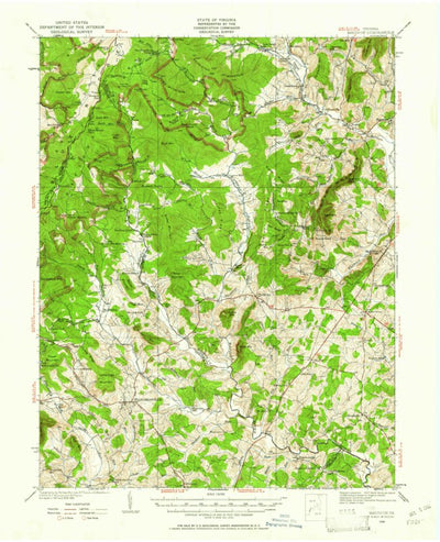 United States Geological Survey Madison, VA (1930, 62500-Scale) digital map