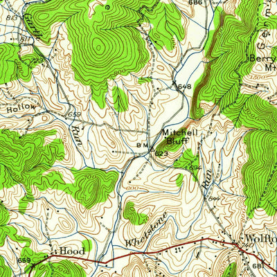 United States Geological Survey Madison, VA (1930, 62500-Scale) digital map