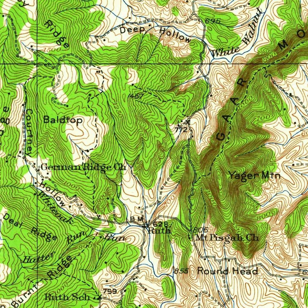 Madison, VA (1930, 62500-Scale) Map by United States Geological Survey ...
