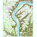 United States Geological Survey Madison West, IN-KY (1964, 24000-Scale) digital map