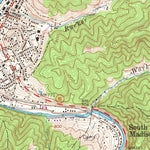 United States Geological Survey Madison, WV (1962, 24000-Scale) digital map