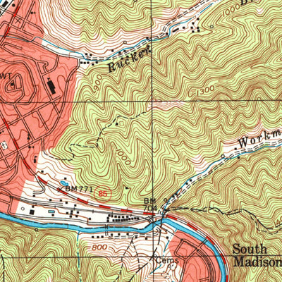 United States Geological Survey Madison, WV (1996, 24000-Scale) digital map