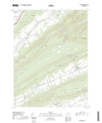 United States Geological Survey Madisonburg, PA (2023, 24000-Scale) digital map