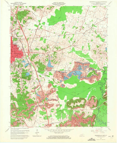 United States Geological Survey Madisonville East, KY (1963, 24000-Scale) digital map