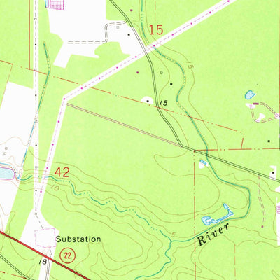 United States Geological Survey Madisonville, LA (1968, 24000-Scale) digital map