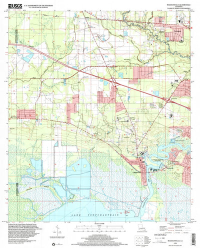 United States Geological Survey Madisonville, LA (1998, 24000-Scale) digital map