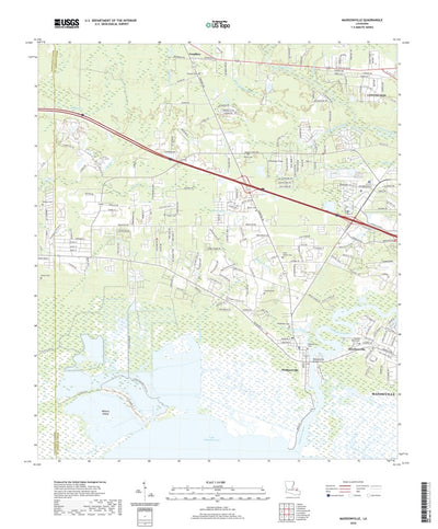 United States Geological Survey Madisonville, LA (2020, 24000-Scale) digital map