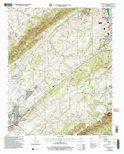 United States Geological Survey Madisonville, TN (2003, 24000-Scale) digital map