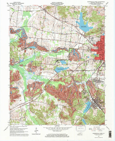 United States Geological Survey Madisonville West, KY (1962, 24000-Scale) digital map