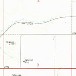 United States Geological Survey Madoc, MT (1973, 24000-Scale) digital map