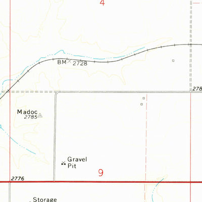 United States Geological Survey Madoc, MT (1973, 24000-Scale) digital map